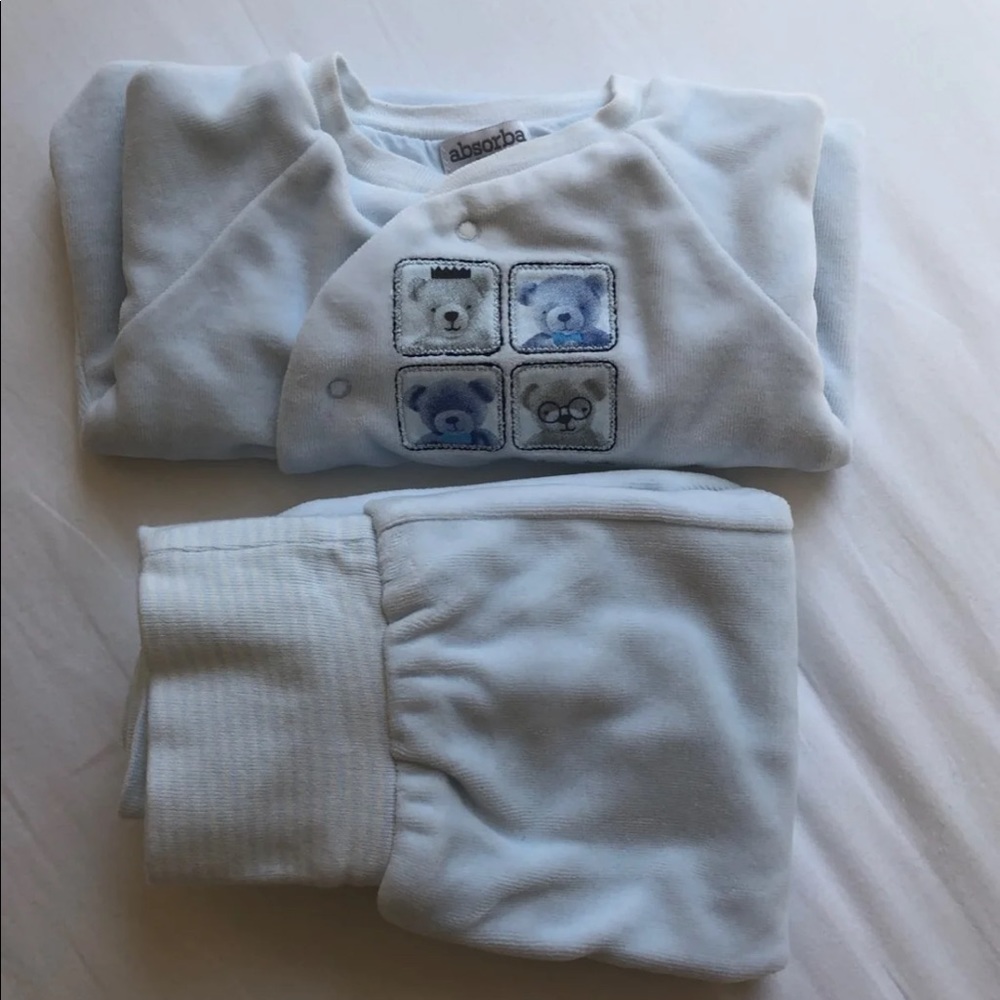 Absorba baby boy 2 piece 3-6mo